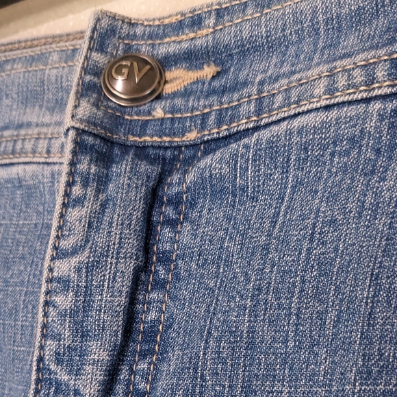 Gloria vanderbilt Amanda Light Wash 12 long straight leg stretchy jeans - Picture 4 of 7